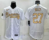 Atlanta Braves #27 Austin Riley White 2022 All Star Stitched Flexbase Nike Jersey